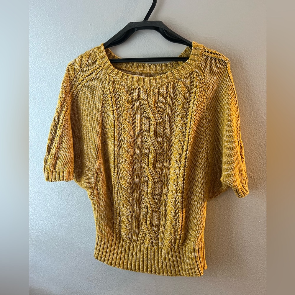 Yellow loft sweater